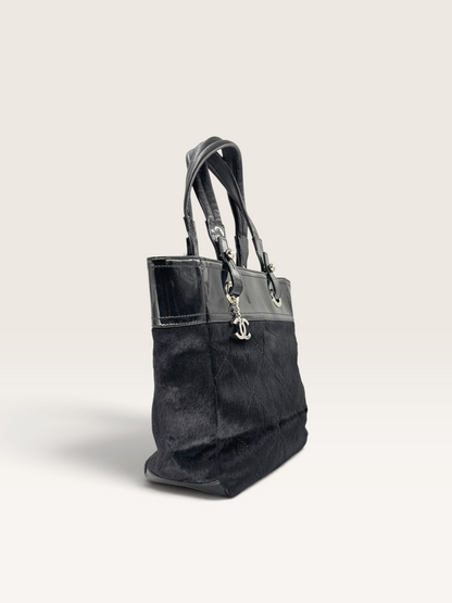 Chanel CC Biarritz pony hair sac a main