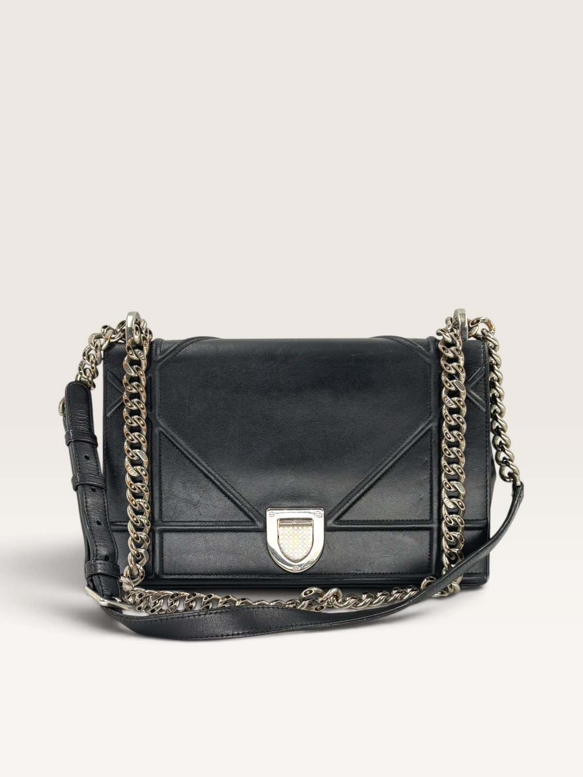 Dior sac en cuir Diorama GM
