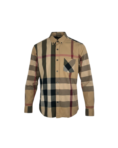 Burberry chemise motif tartan