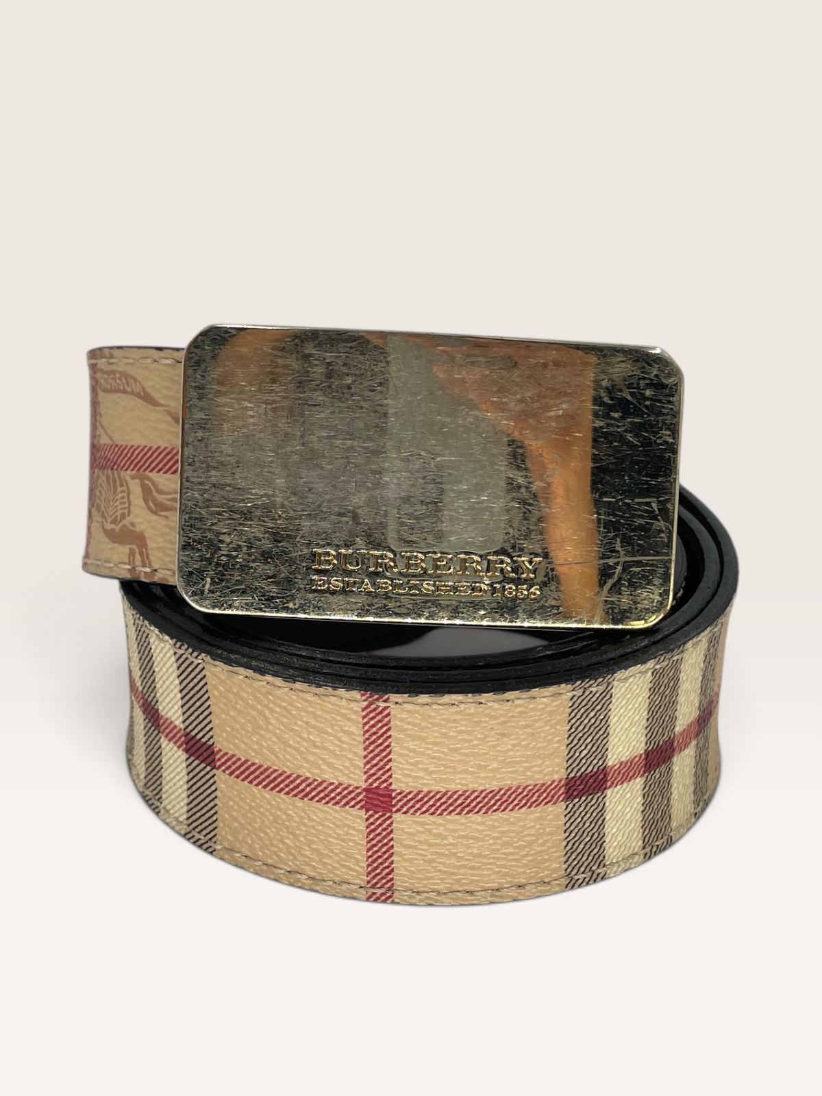 Burberry ceinture monogramme