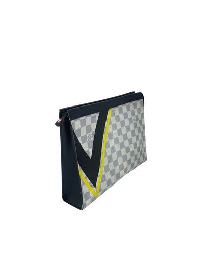 Louis Vuitton Pochette damier blanc