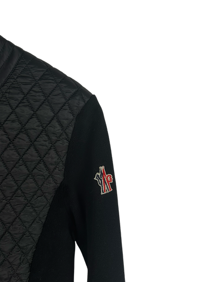 Moncler veste cintrée bi-matière