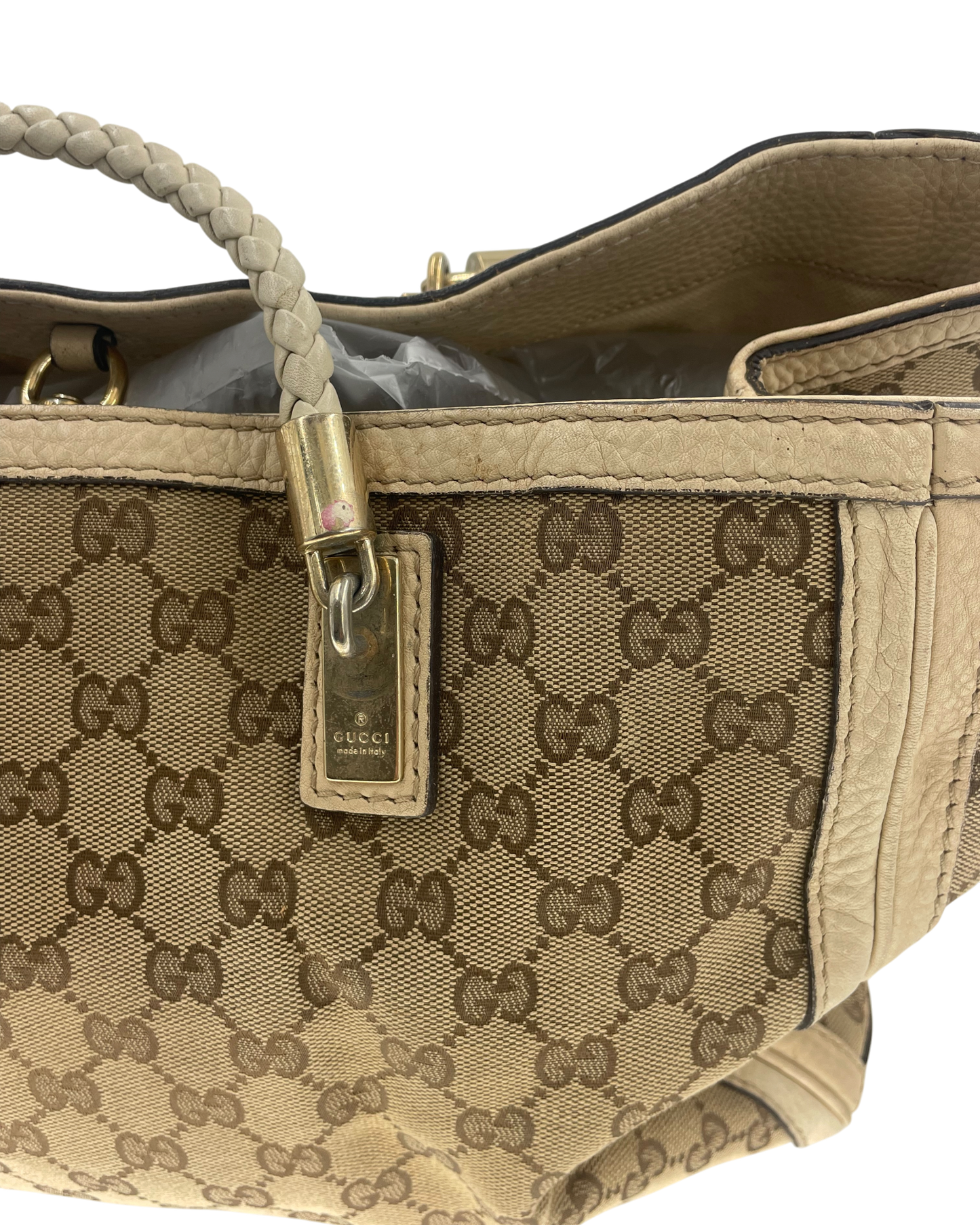 Gucci sac à main beige