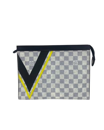 Louis Vuitton Pochette damier blanc