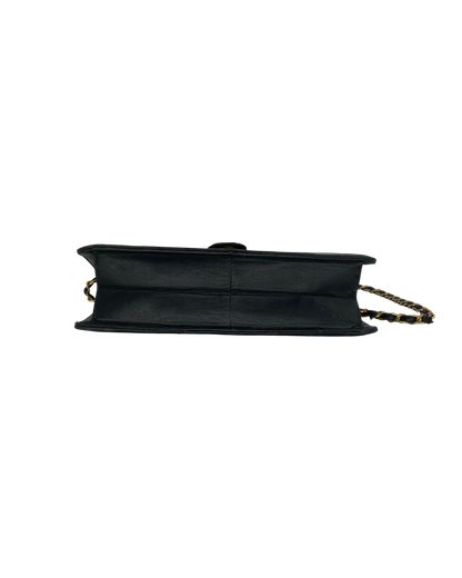 Chanel sac bandoulière cuir noir