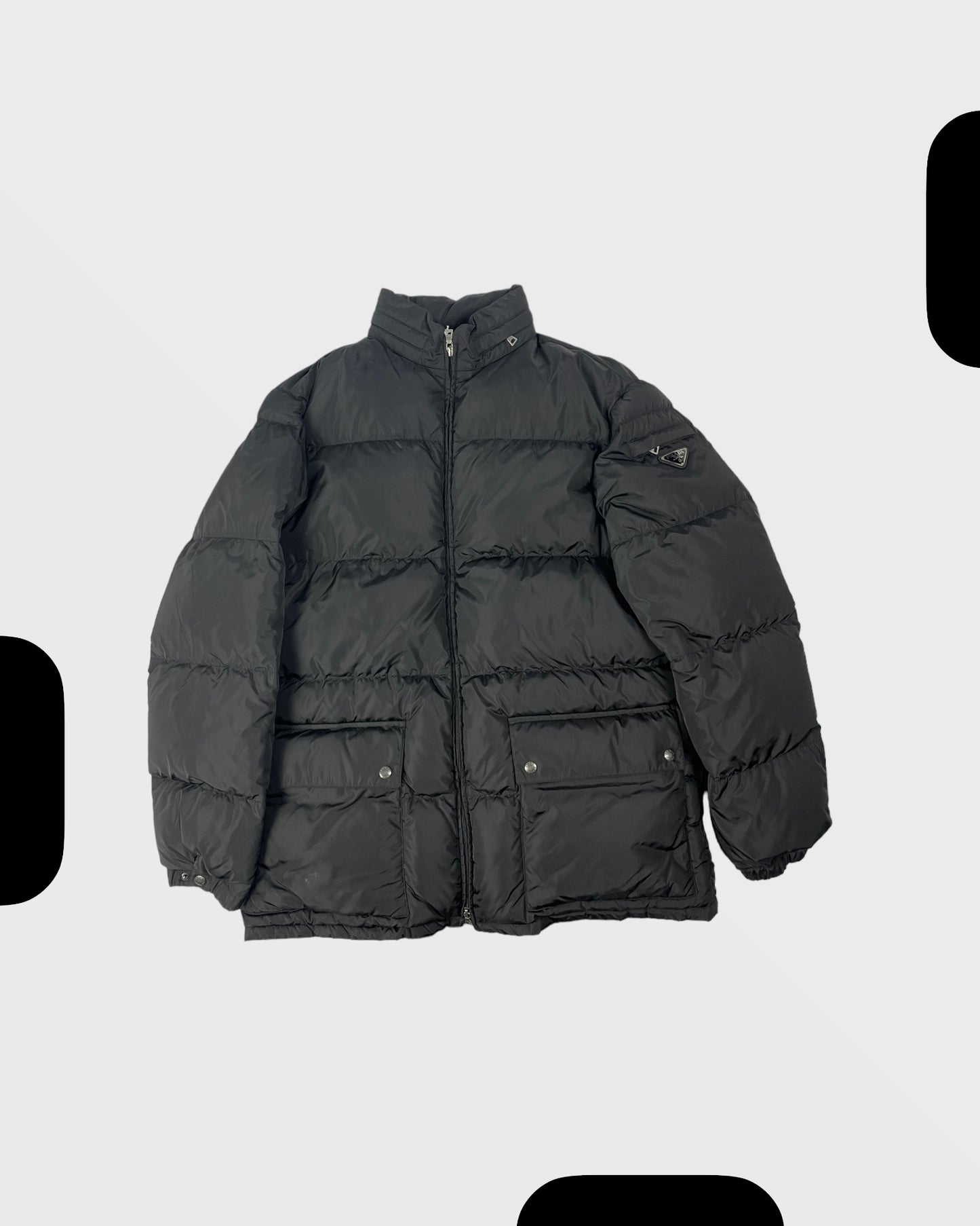 Prada puffer jacket (L)