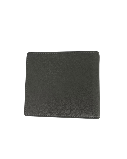 Burberry Portefeuille en cuir gris