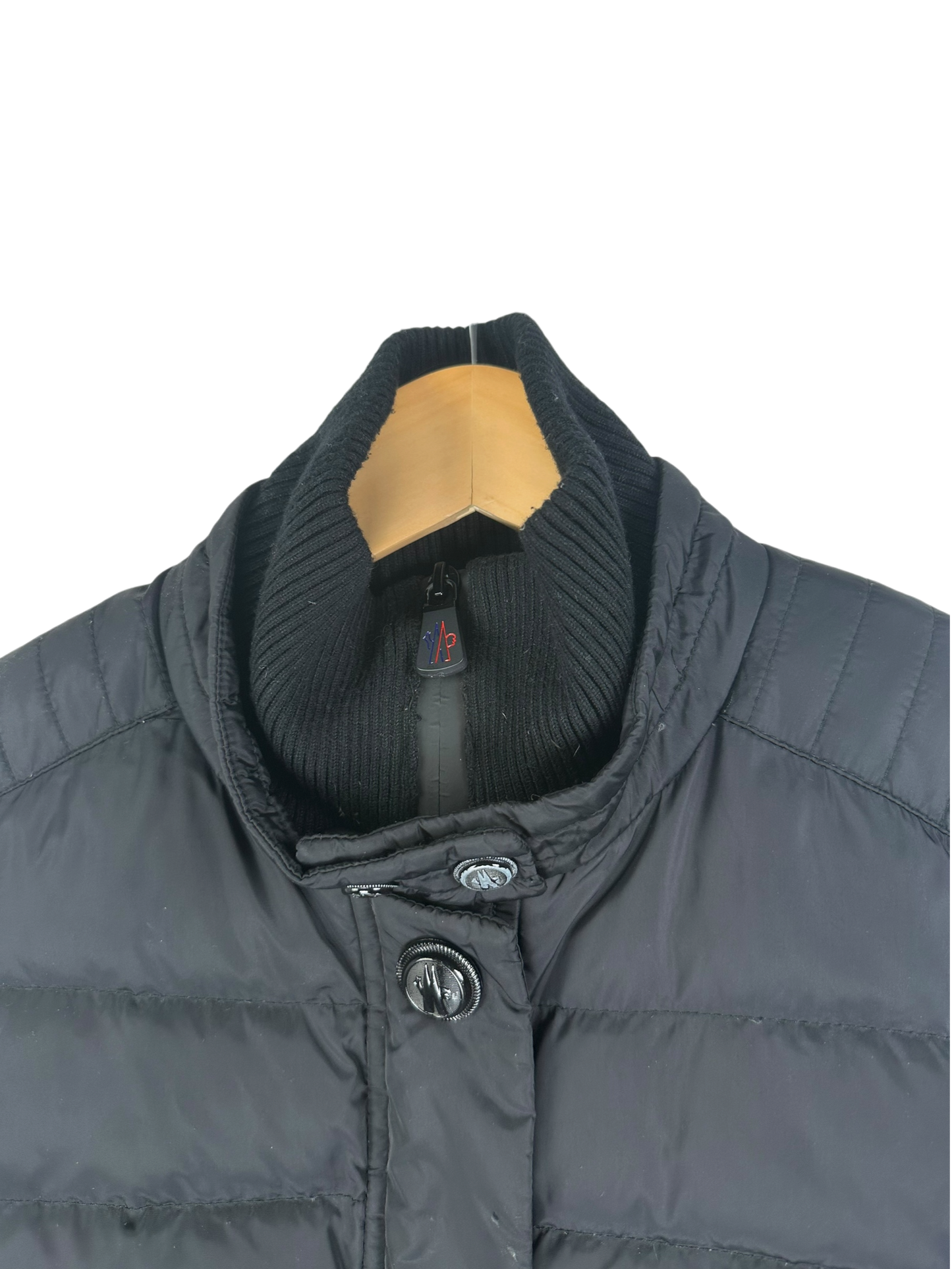 Moncler veste bi-matière cintrée