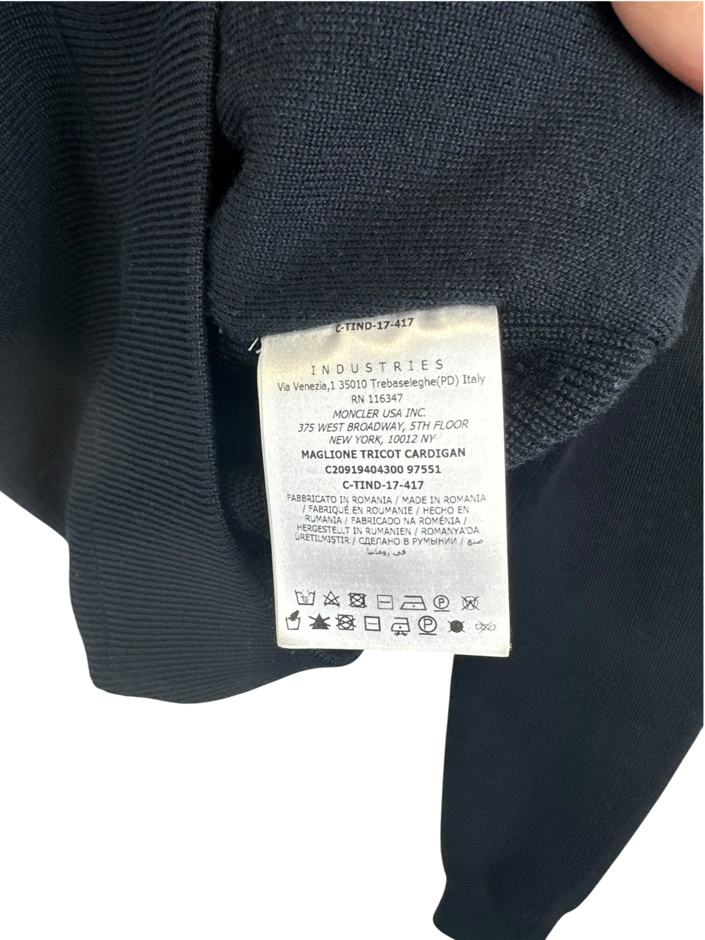 Moncler Veste bi-matière