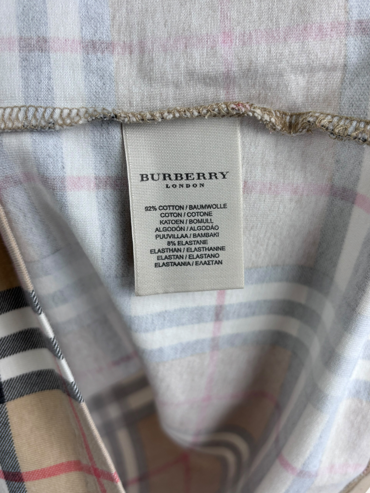 Burberry top en monogramme
