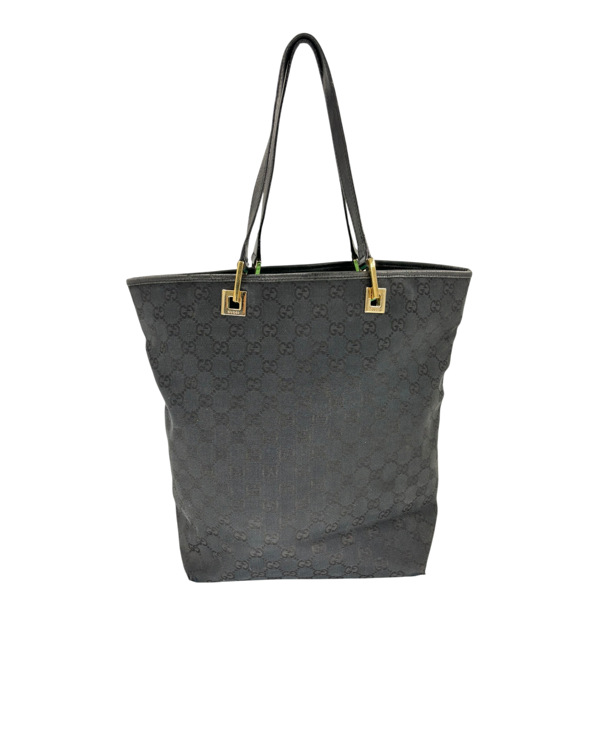 Gucci cabas Sac à main noir toile GG