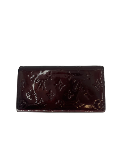 Louis Vuitton Portefeuille Sarah cuir vernis
