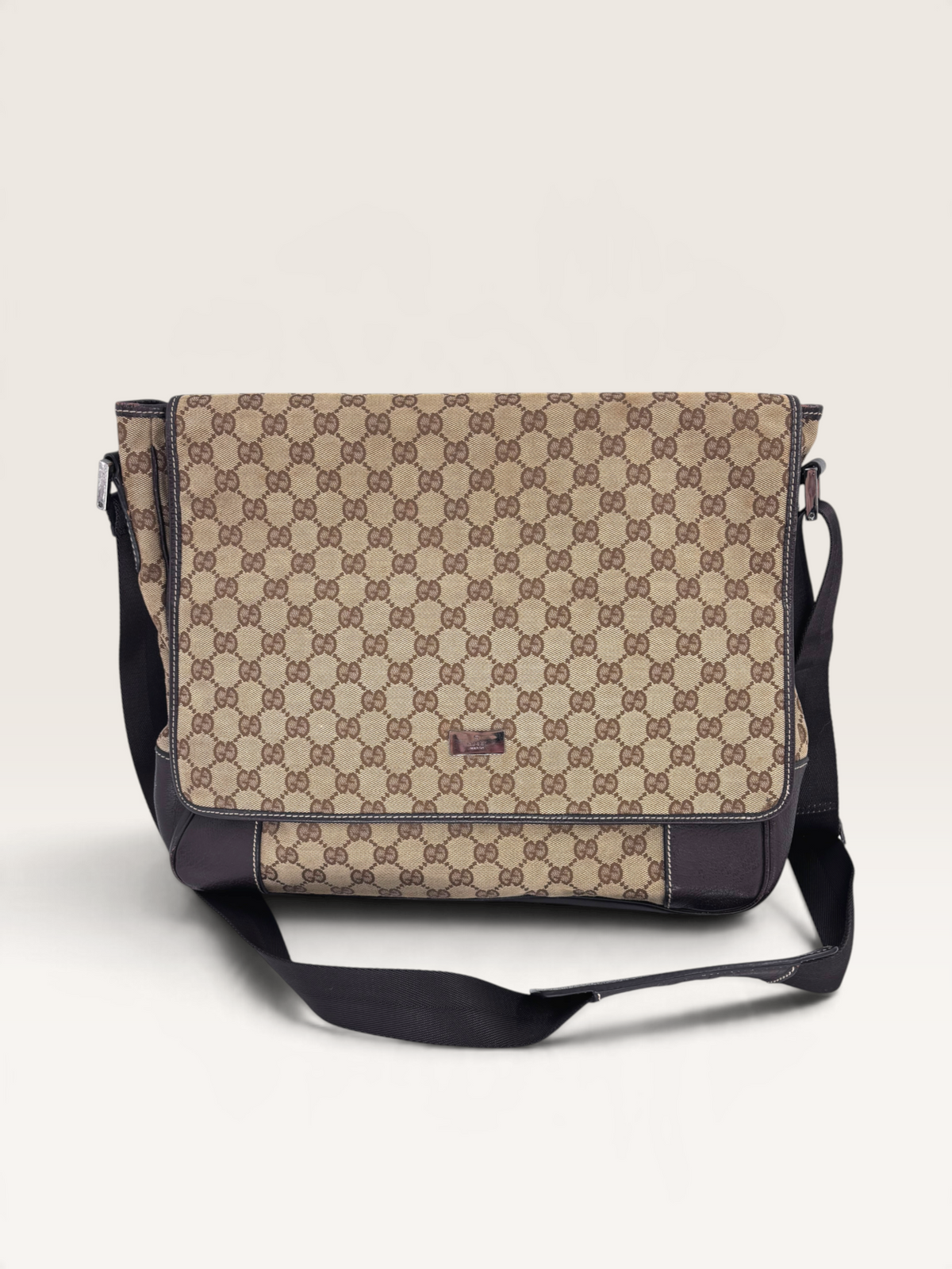 Gucci sac bandoulière toile GG beige