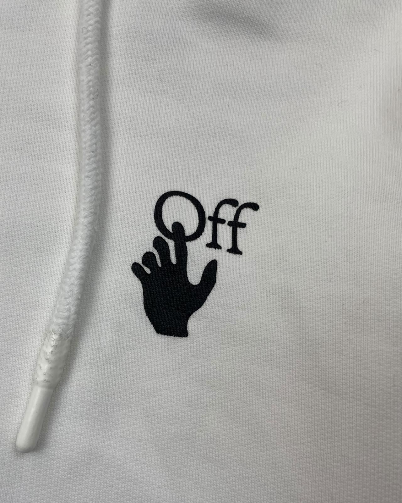 Off white hoodie / pull  (L)