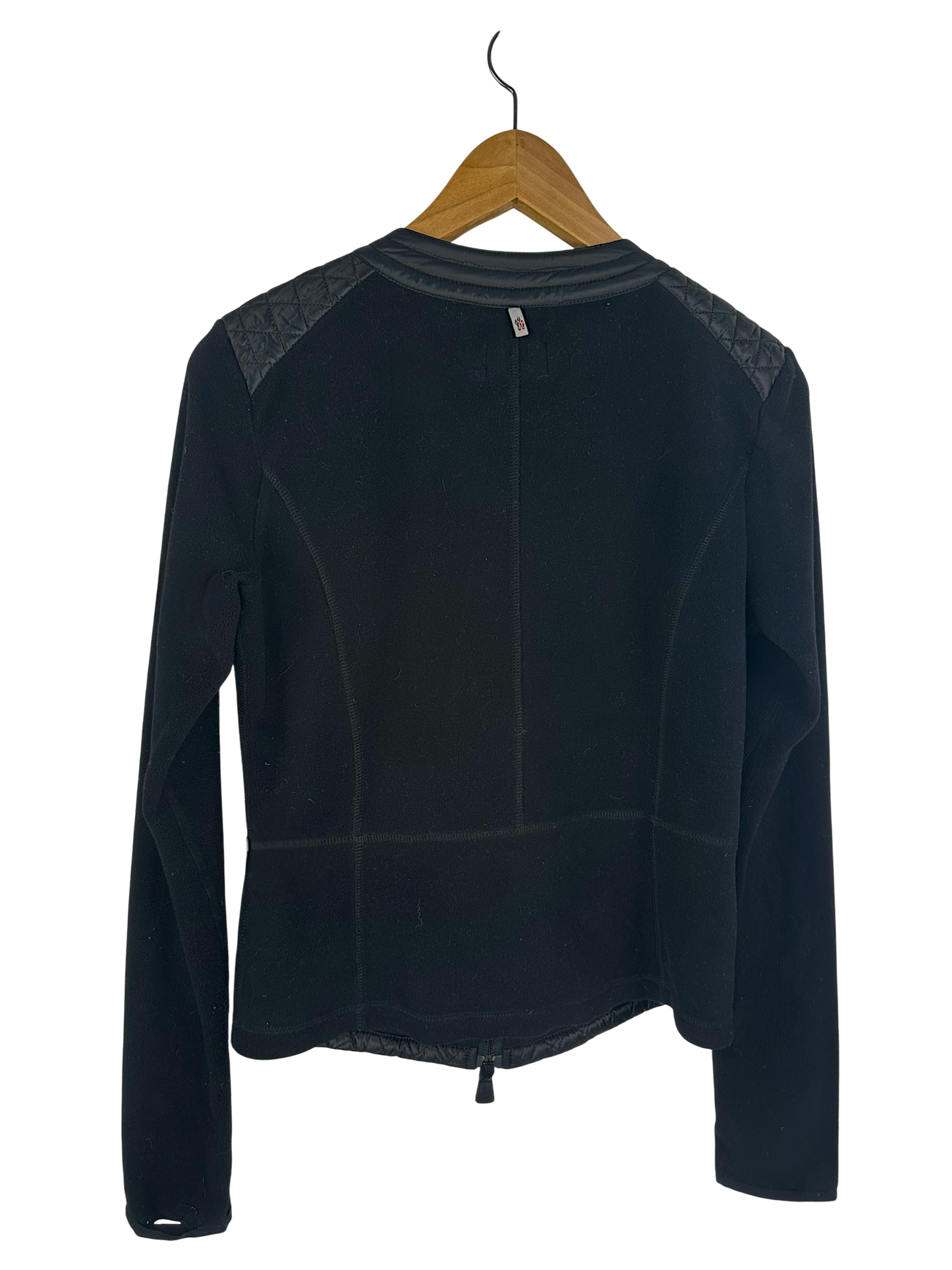Moncler veste cintrée bi-matière
