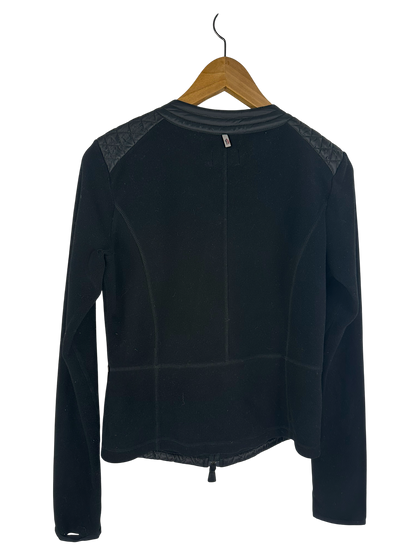 Moncler veste cintrée bi-matière