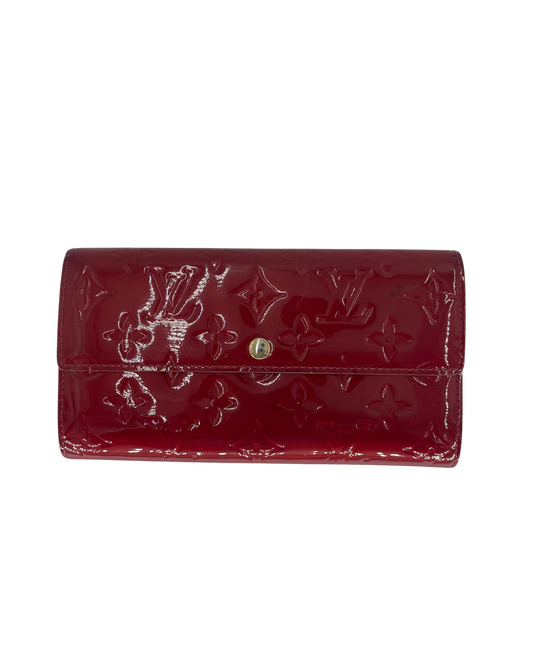 Louis Vuitton Porte-monnaie Sarah cuir vernis