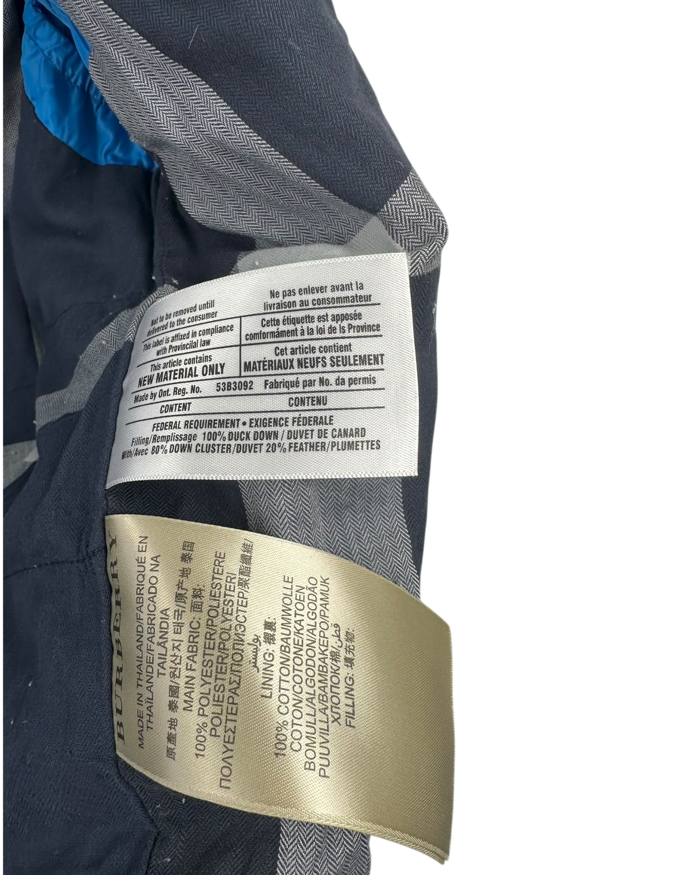 Burberry doudoune sans manches