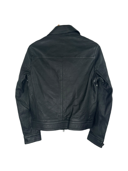 Burberry veste en cuir