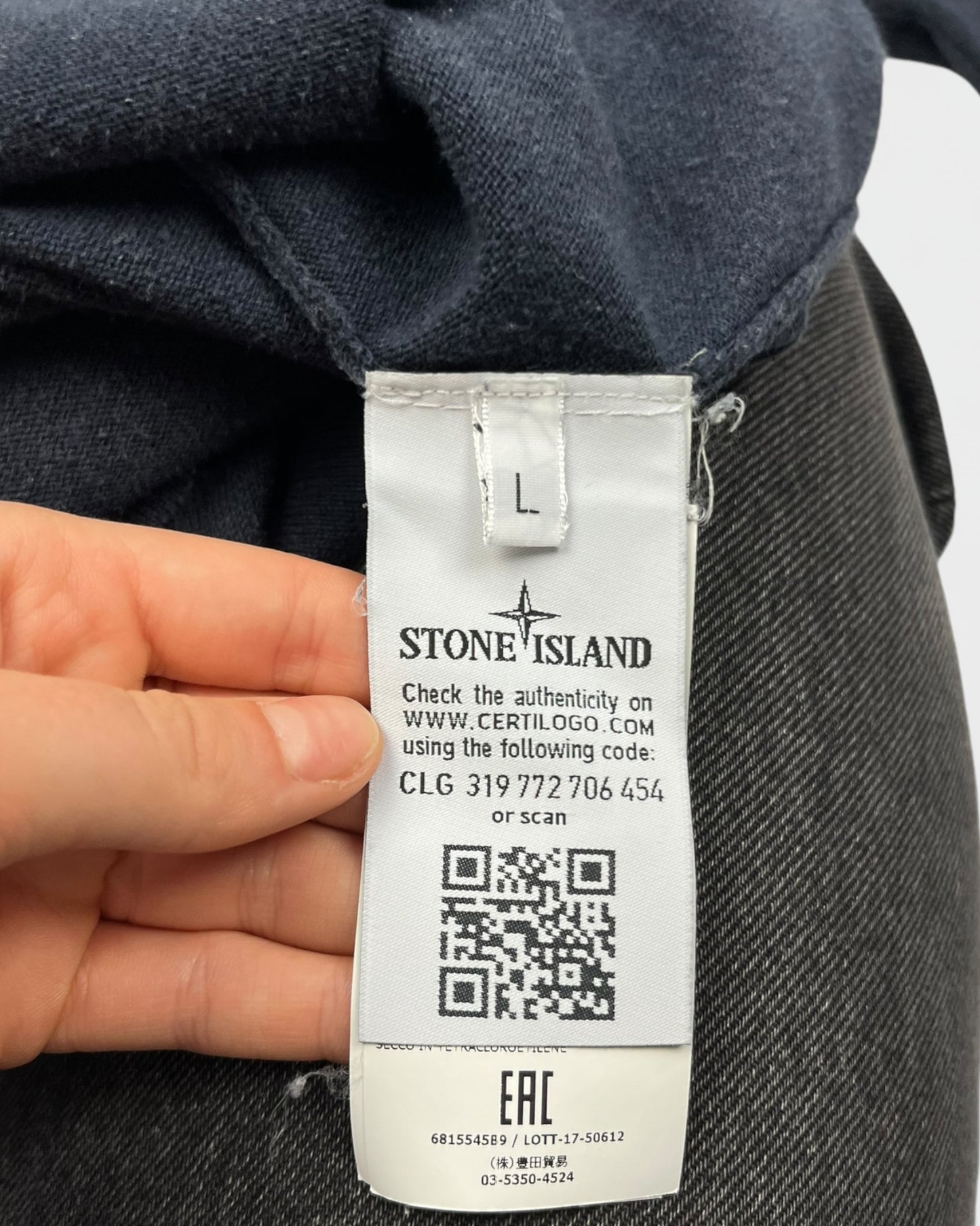 Stone island gilet / zip (L)