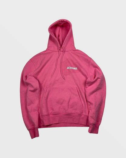 Jacquemus hoodie / pull rose (L)