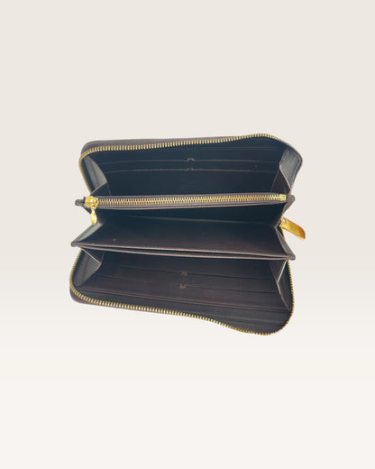 Louis Vuitton Portefeuille cuir verni bordeaux
