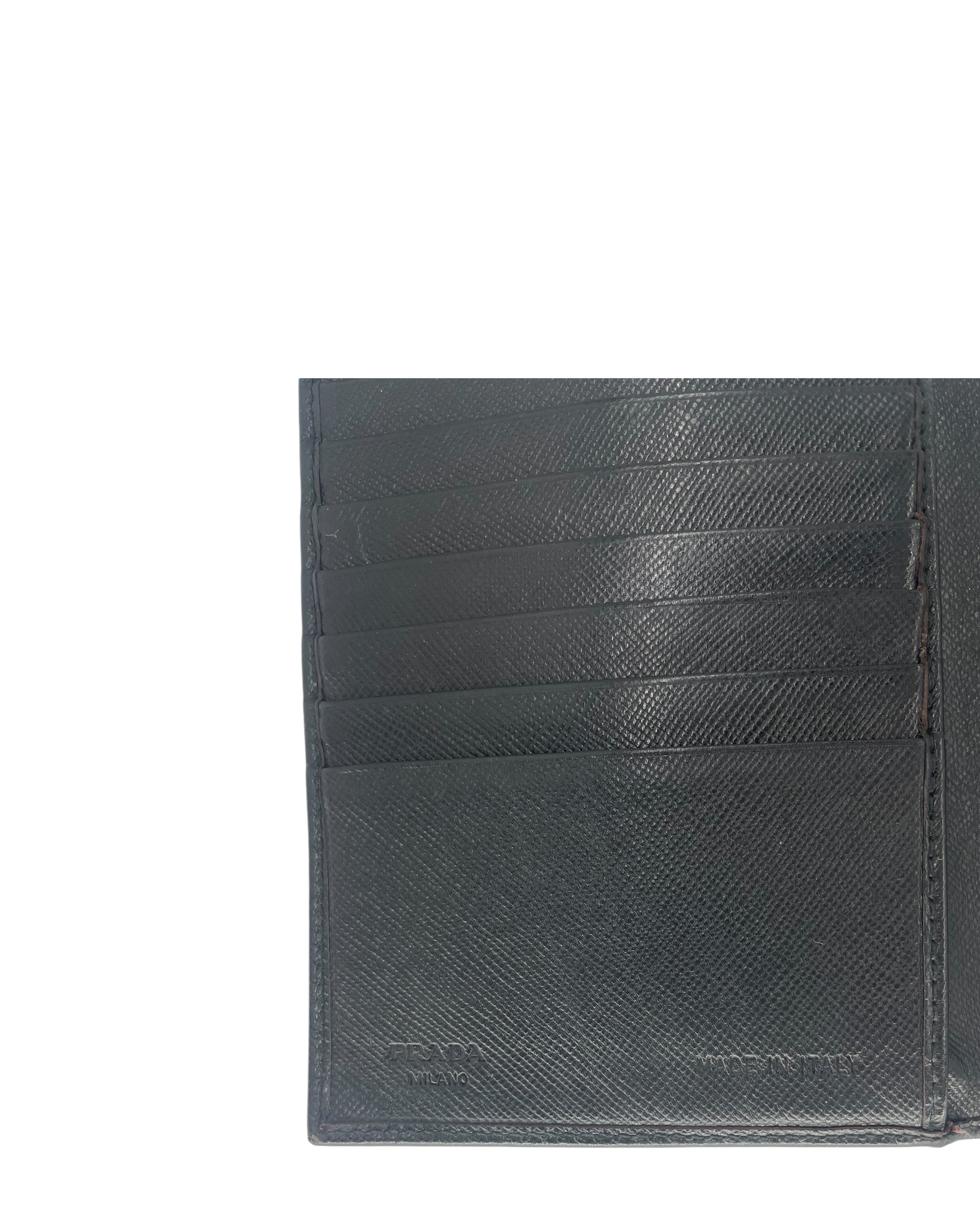 Prada porte-monnaie cuir Safiano