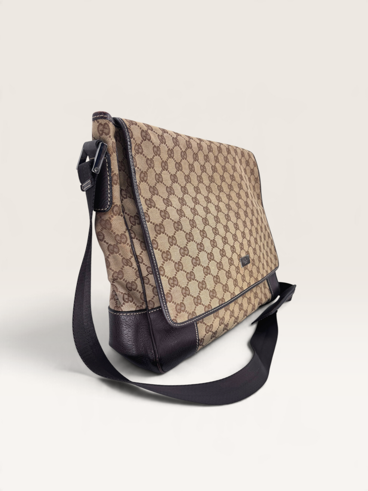 Gucci sac bandoulière toile GG beige