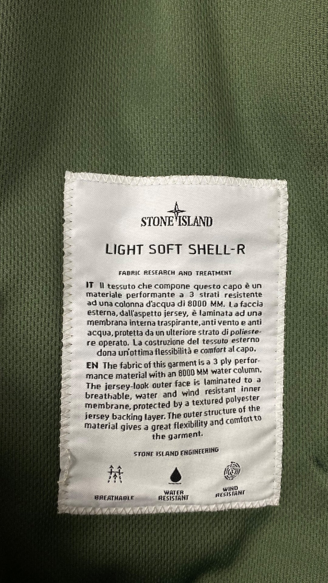 Stone island softshell (M)