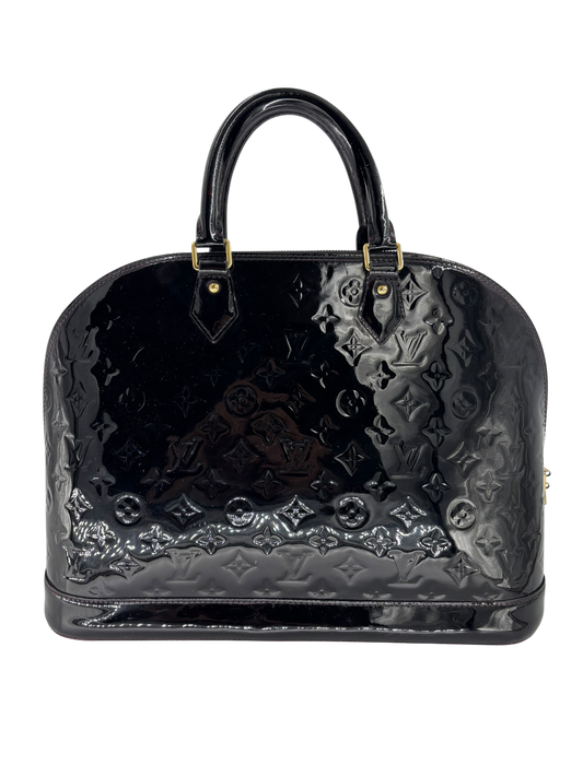 Louis Vuitton Sac à Main Alma GM Cuir Vernis
