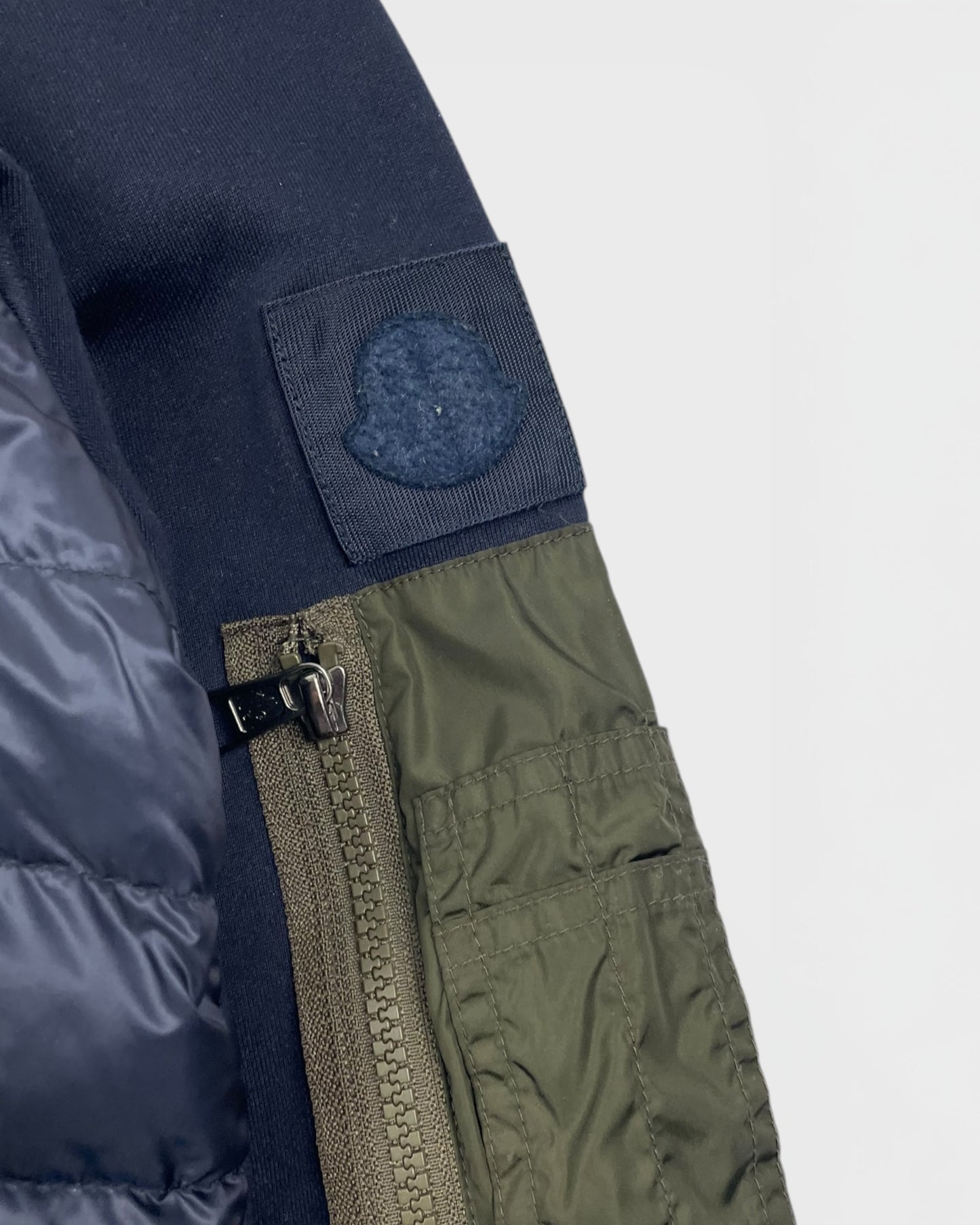 Moncler veste bi-matière/doudoune  (M)