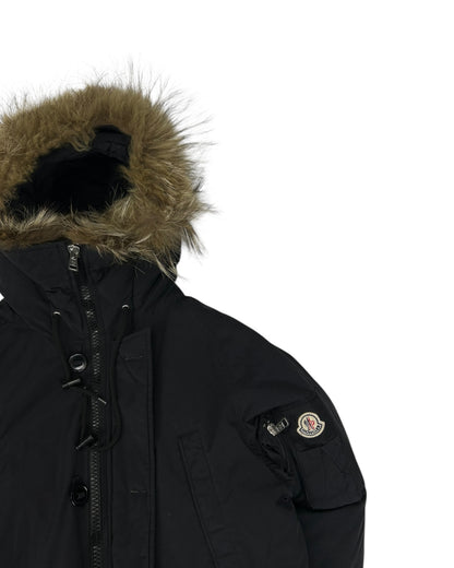 Moncler doudoune à fourrure