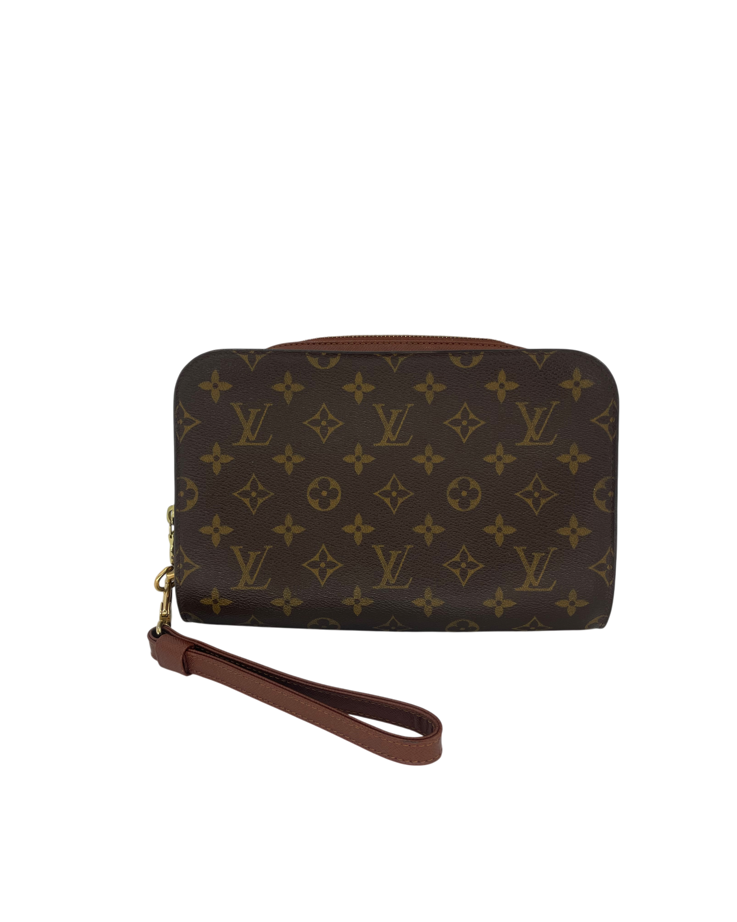 Louis Vuitton Pochette monogram marron