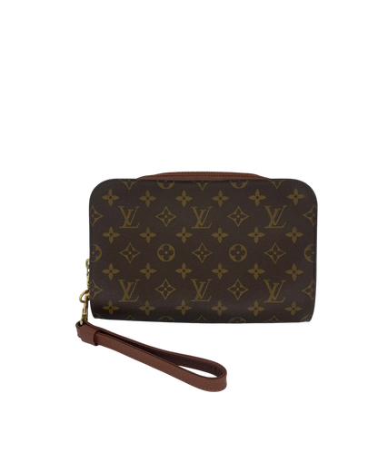 Louis Vuitton Pochette monogram marron