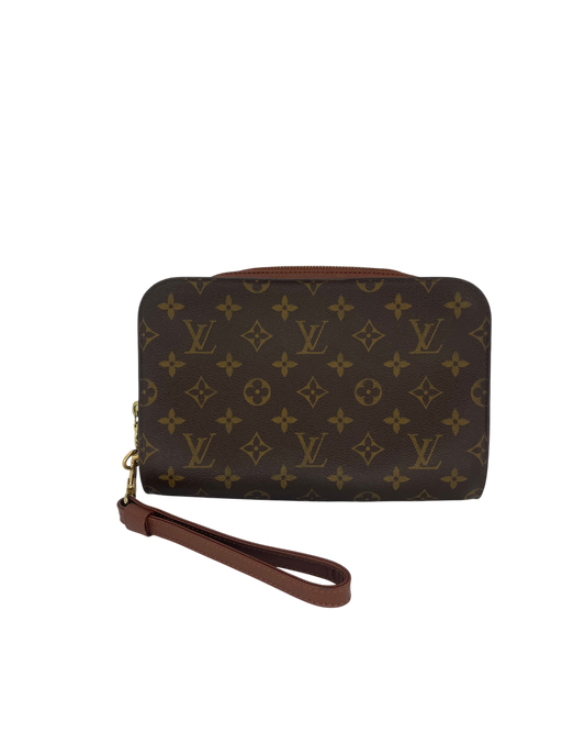 Louis Vuitton Pochette monogram marron