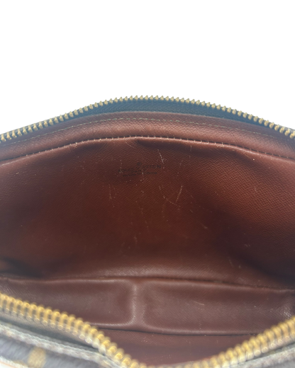 Louis Vuitton Pochette dragonne monogram marron