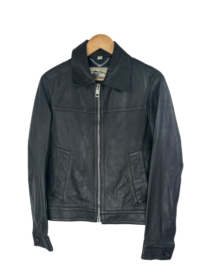 Burberry veste en cuir