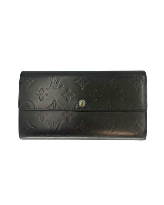 Louis Vuitton Porte-monnaie Sarah cuir vernis