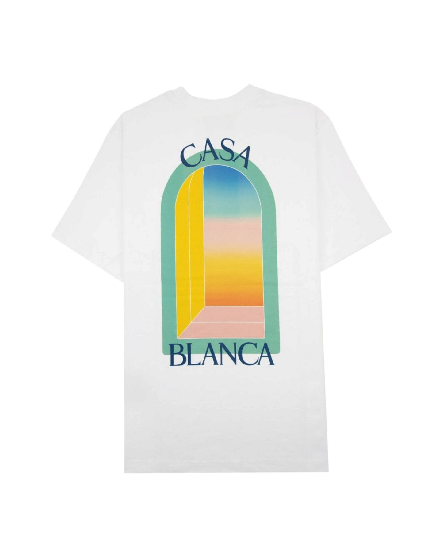 Casablanca t-shirt en coton blanc