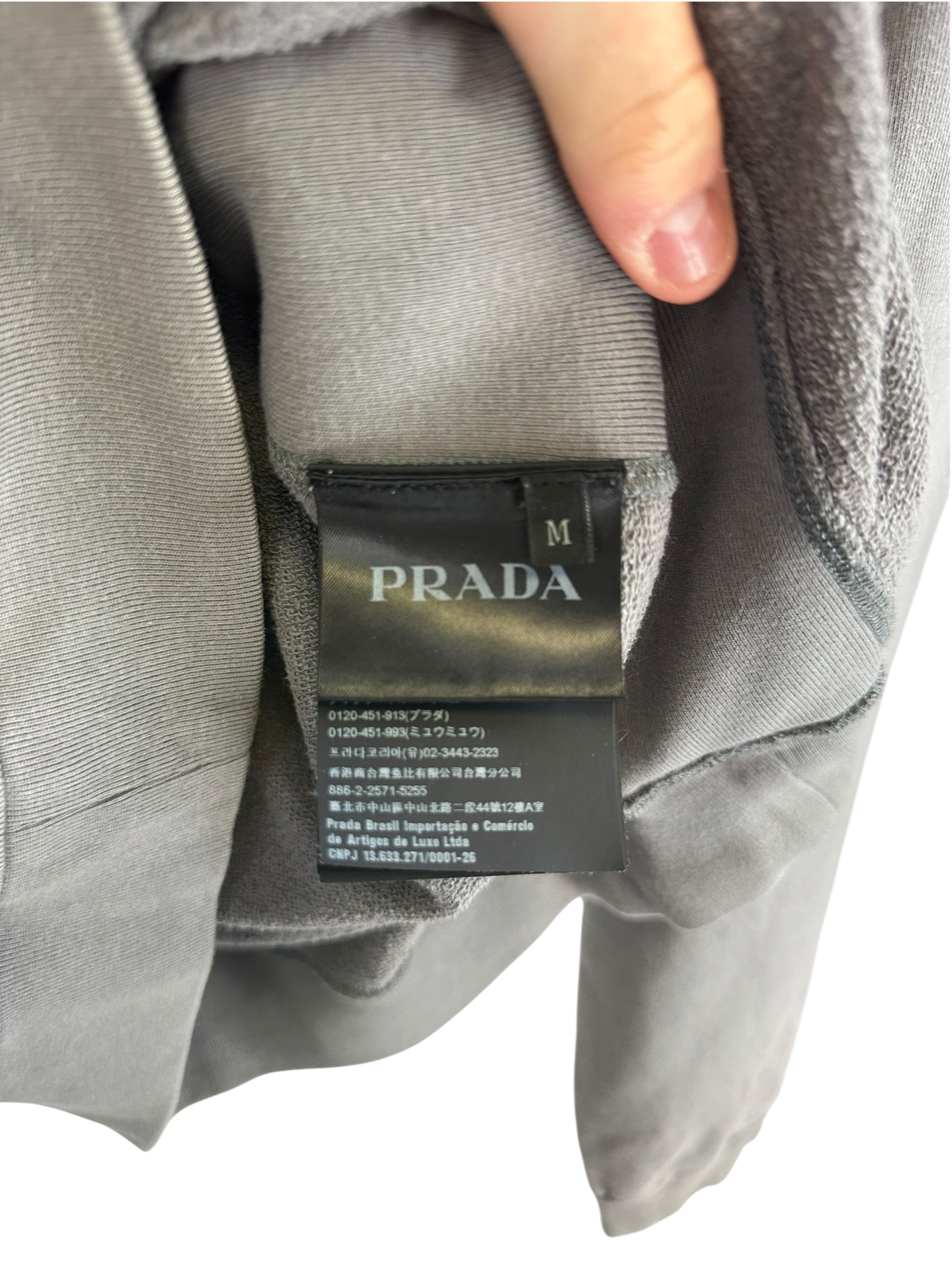 Prada pull à capuche