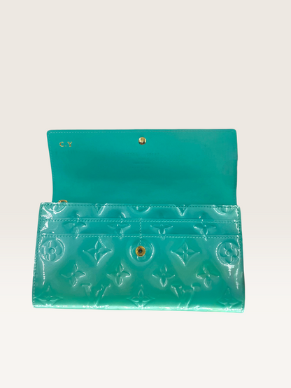 Louis Vuitton portefuille Sarah blue Lagon