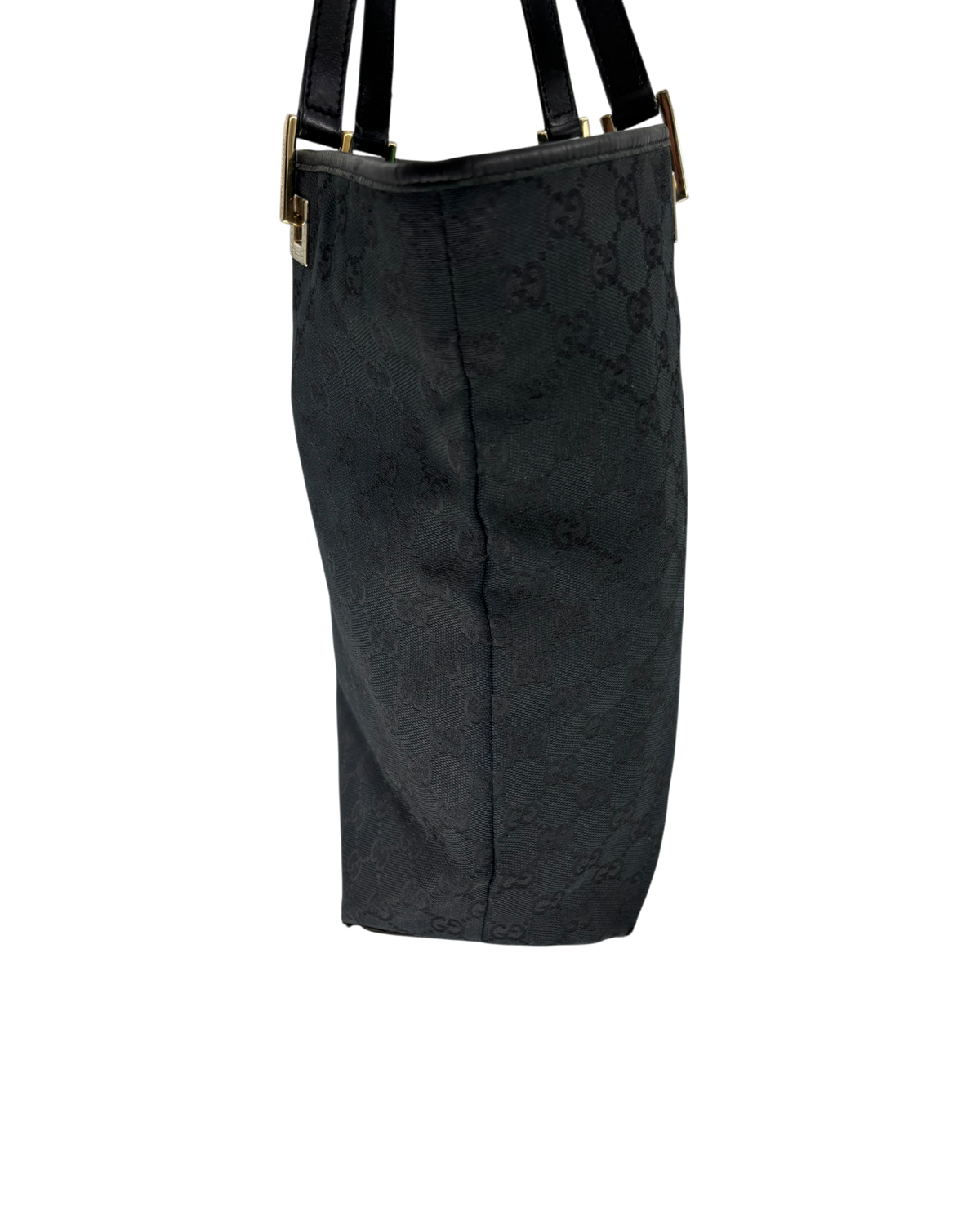 Gucci cabas Sac à main noir toile GG