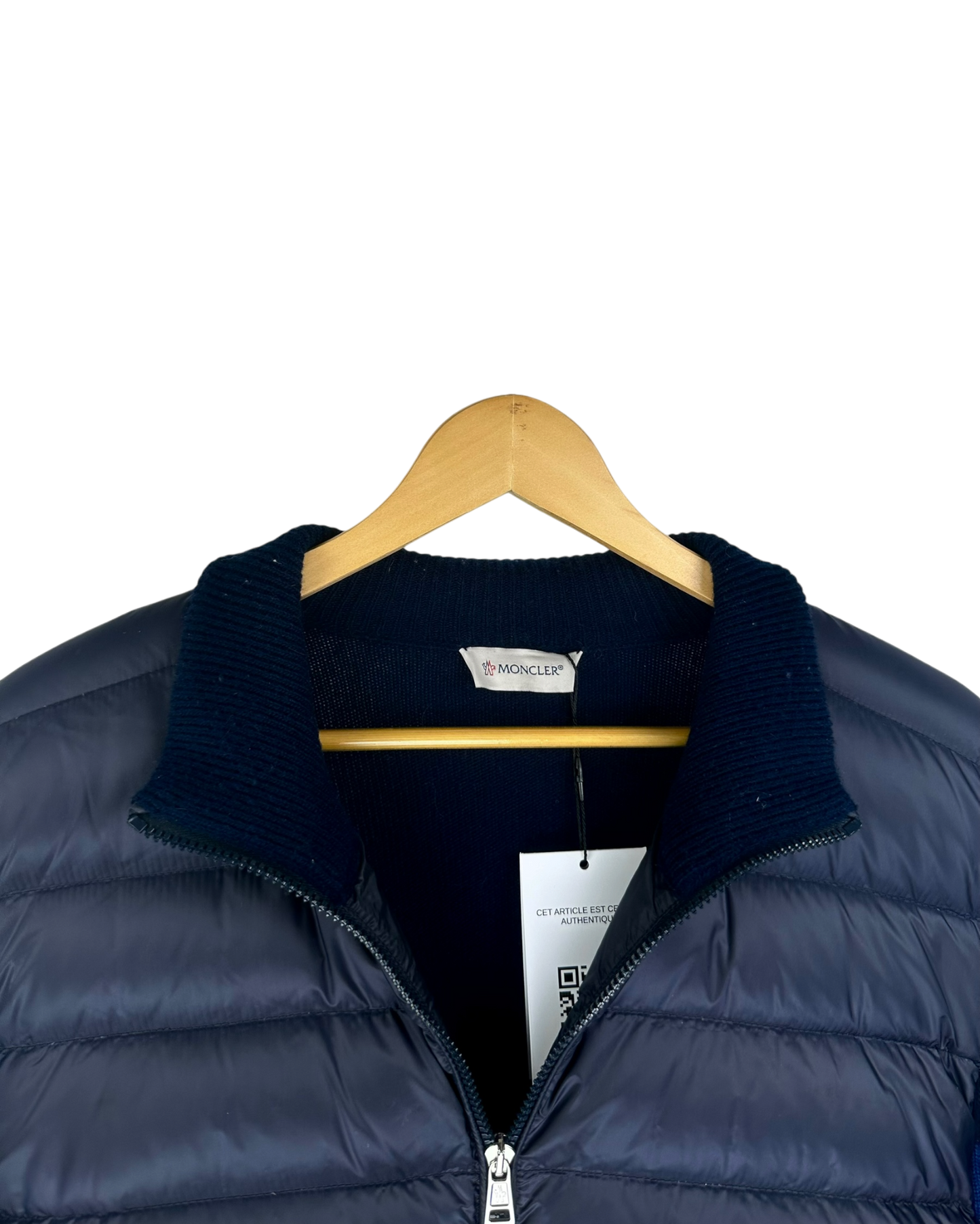 Moncler gilet doudoune bi matière