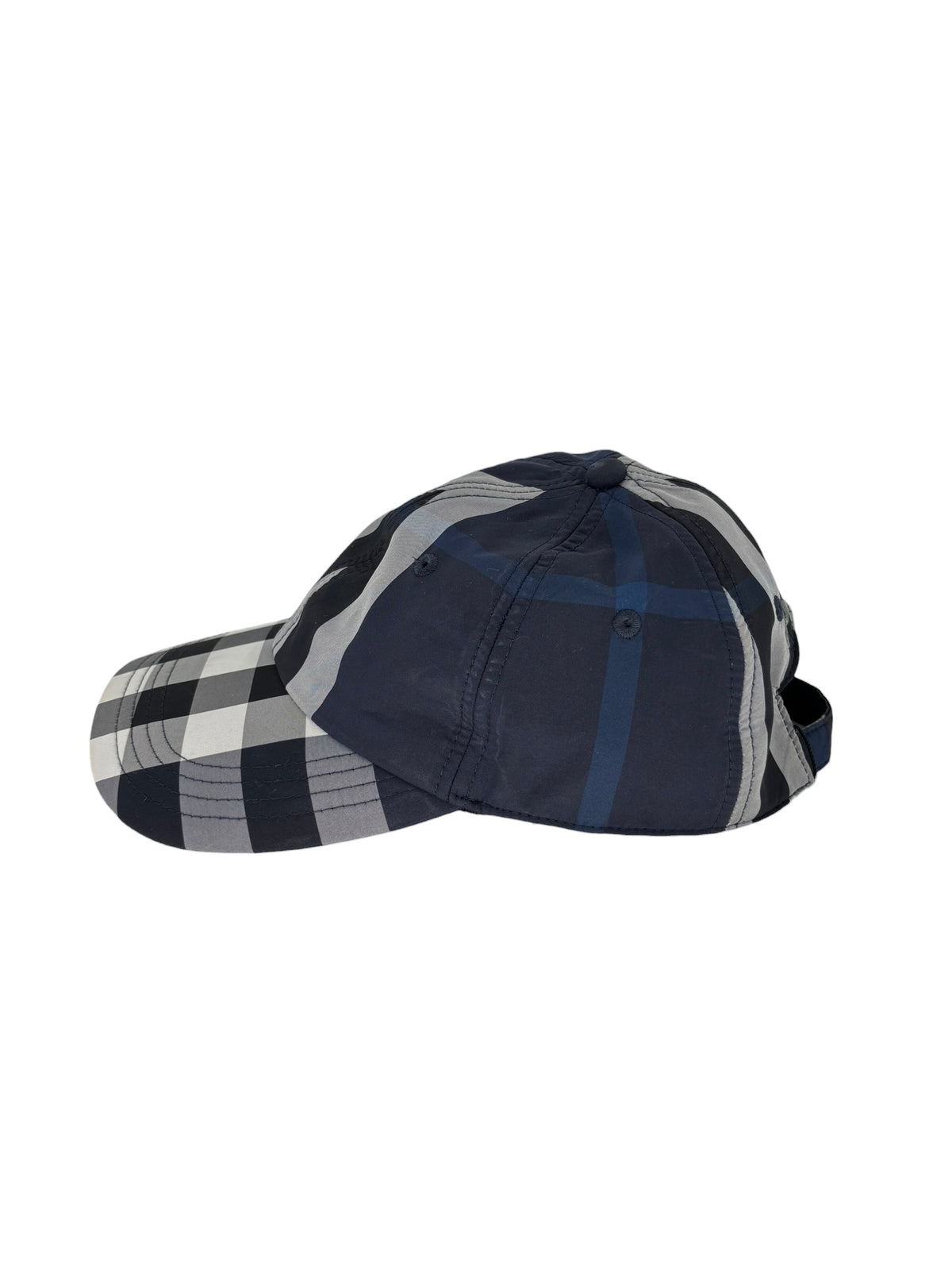 Burberry Casquette Tartan bleu