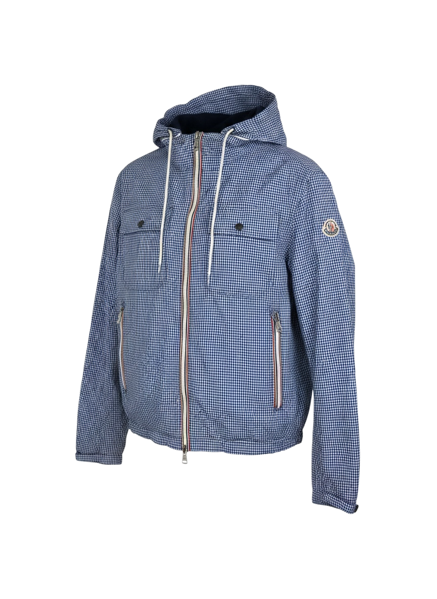 Moncler veste à carreaux