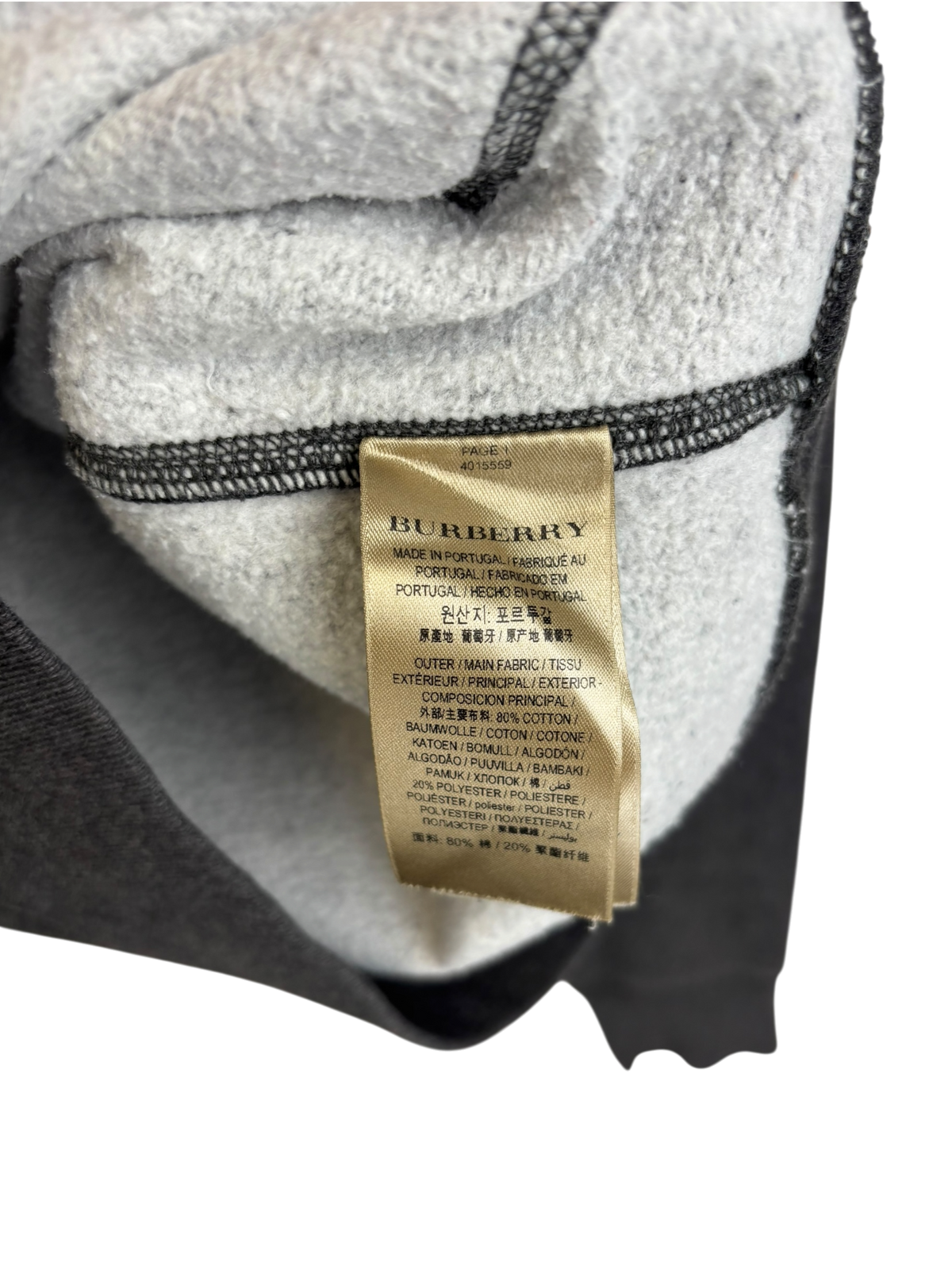 Burberry gilet à capuche