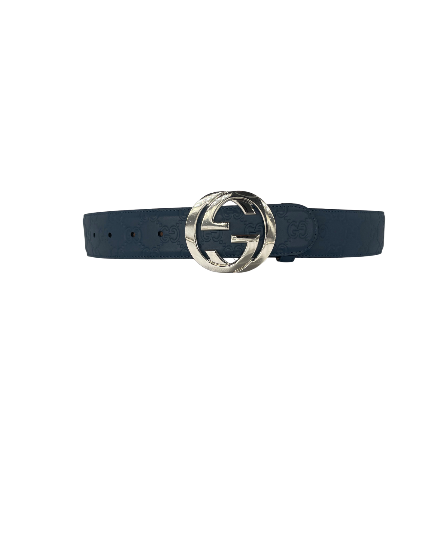 Gucci ceinture GG bleue