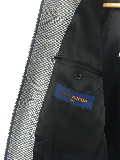 Louis Vuitton veste à carreaux