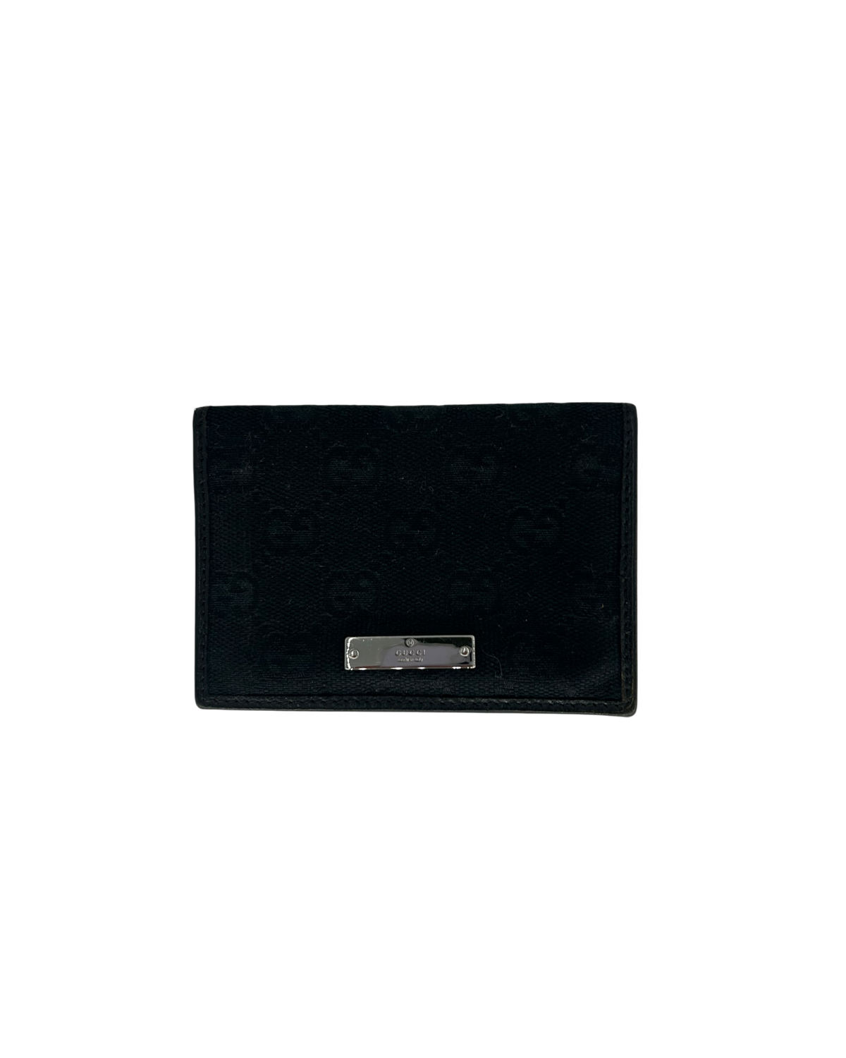 Gucci Porte-cartes cuir noir