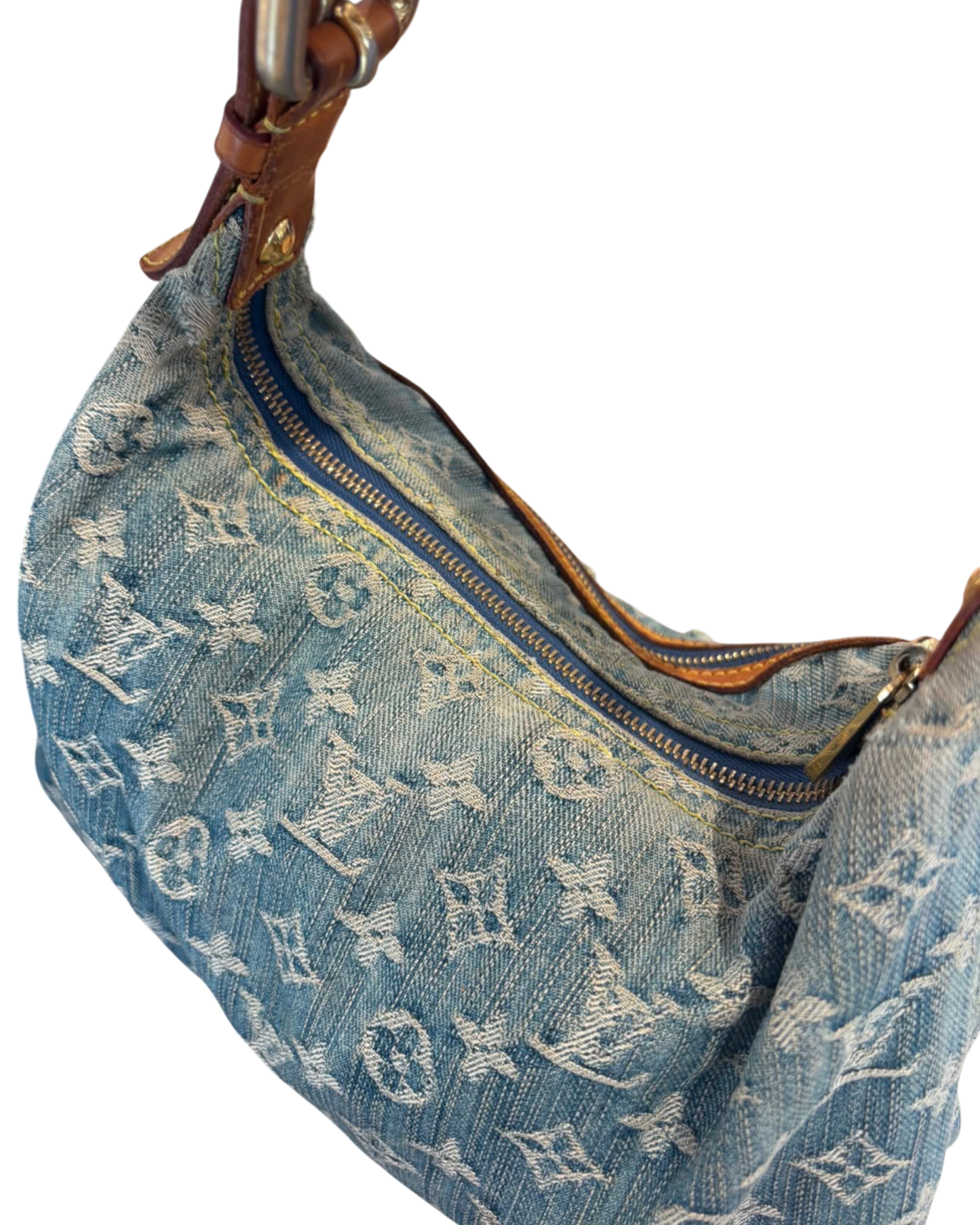Louis Vuitton Sac porté épaule denim
